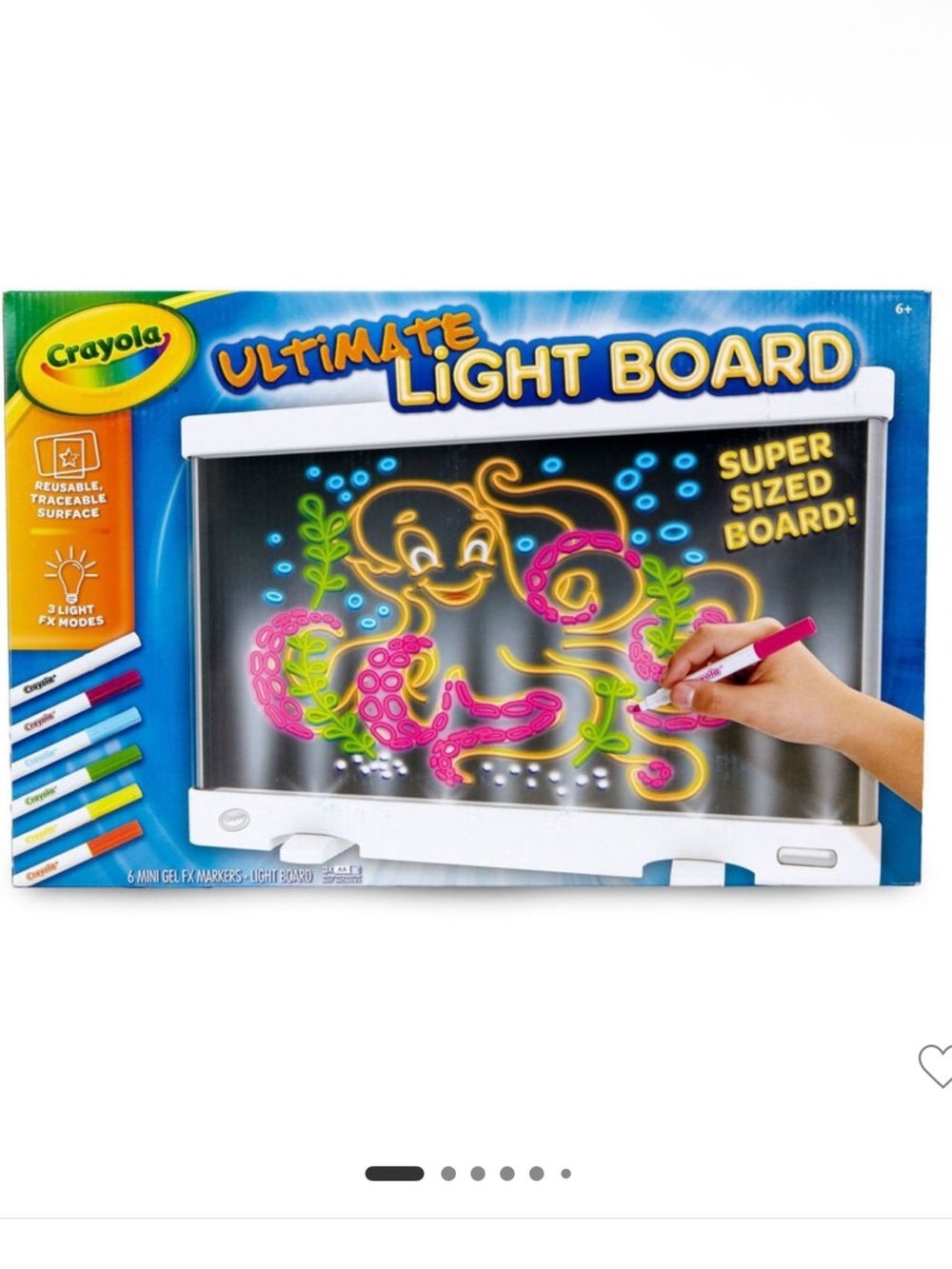 Crayola Ultimate Light Board - Colorful Neon Drawing Board